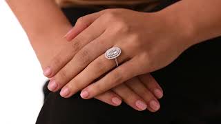 DIAMOND PLATINUM ENGAGEMENT RING