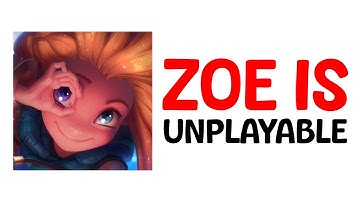 Apparently Zoe has been bugged for 2 years and Riot does nothing about it