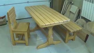 Видео Комплект мебели в предбанник. (автор: Творческая мастерская ViP WooD)