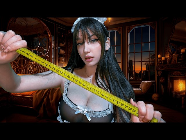 ASMR Personal Maid Takes Your Measurements in Your Room | Relaxing Roleplay