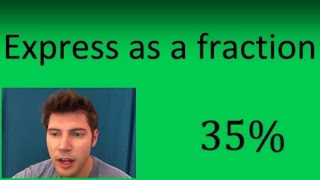 Express 35% as a Fraction