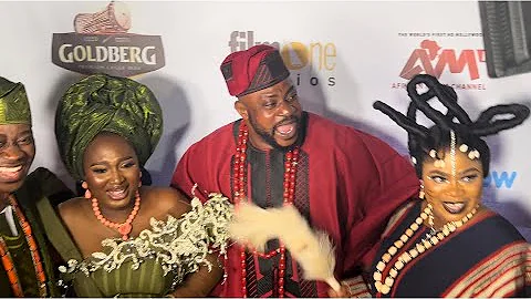 ARRIVAL OF ODUNLADE ADEKOLA TO HIS LATEST MOVIE PREMIERE “ORISA”
