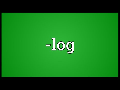 -log Meaning