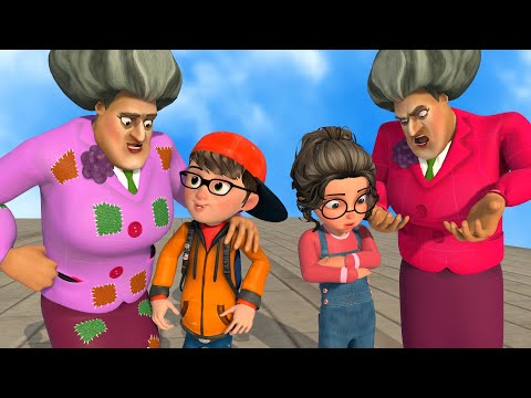 Rich Mom vs Poor Mom - Scary Teacher 3D Animation || Buzz Lemon