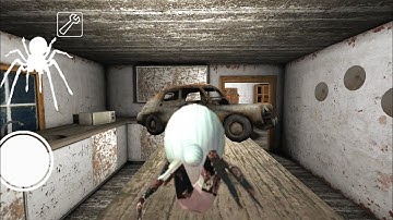 Playing as again spider mom in granny chapter 1 mod menu car escape #granny ‎⁨#gaming  