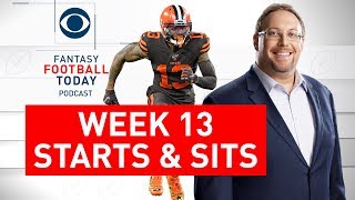 Week 13 FANTASY FOOTBALL STARTS and SITS | Full Episode | Fantasy Football Today