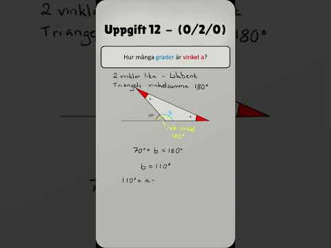 Video: Har likbenta trianglar lika vinklar?