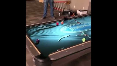3D interactive projection billiards Video