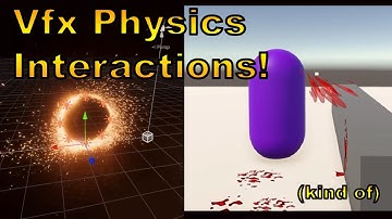 How To Create Vfx Graph Physics Interactions In URP (Kind of) - Unity Tutorial