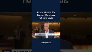Exxon Mobil CEO Darren Woods on net zero goals