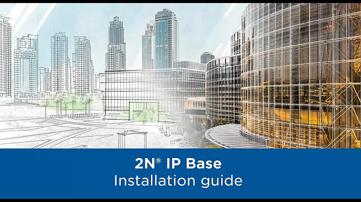 How to install 2N IP Base IP intercom