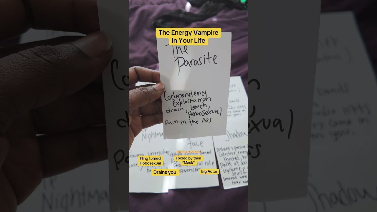 ENERGY VAMPIRE | who is draining your energy? 