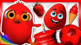 Colores De La Granja De Zenón Color Rojo A Jugar