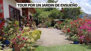 TOUR POR UN JARDÍN DE ENSUEÑO, flores por todas partes | Jardín Diaz