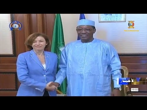 تشاد فرنسا فخامة رئيس الجمهورية يستقبل وزيرة الجيوش الفرنسية