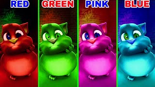 My Talking Tom -- Watermelon Eating -- Funny Colors Effects 71