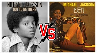 MICHAEL JACKSON: BEN vs GOT TO BE THERE (SONG for SONG BATTLE