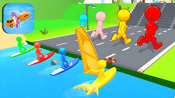 Shape shifting 🏃‍♂️🚗🚲🚦All Levels Gameplay Walkthrough Android,ios Max Level Ep 14