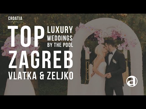 Vlatka & Zeljko Civil Wedding by the pool - Zagreb | Weddings in Croatia antropoti