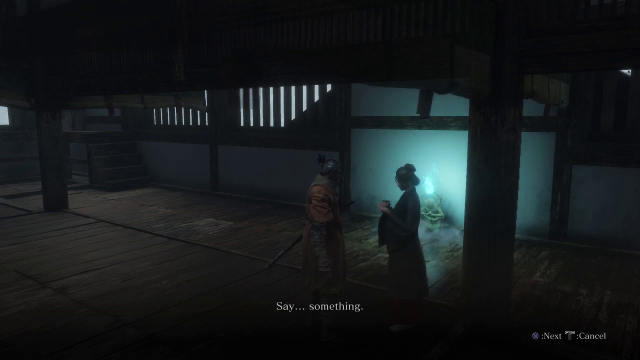 Sekiro: Shadows Die Twice - Giving Unrefined Sake to Emma