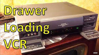 Toshiba SVHS SV-771 Diomage VCR Drawer Loading