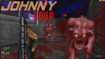 DOOM 2 - Johnny Doom mod + Ultimate Doom II | Map02 | PC Gameplay 4K