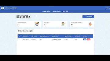 Sourcecode Aplikasi Manajemen Laundry Berbasis Web