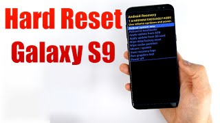 Hard Reset Galaxy S9 | Factory Reset Remove Pattern/Lock/Password (How to Guide) screenshot 5