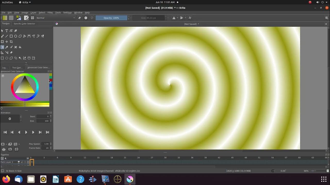 Krita How To Use Gradient Tool Part Two YouTube