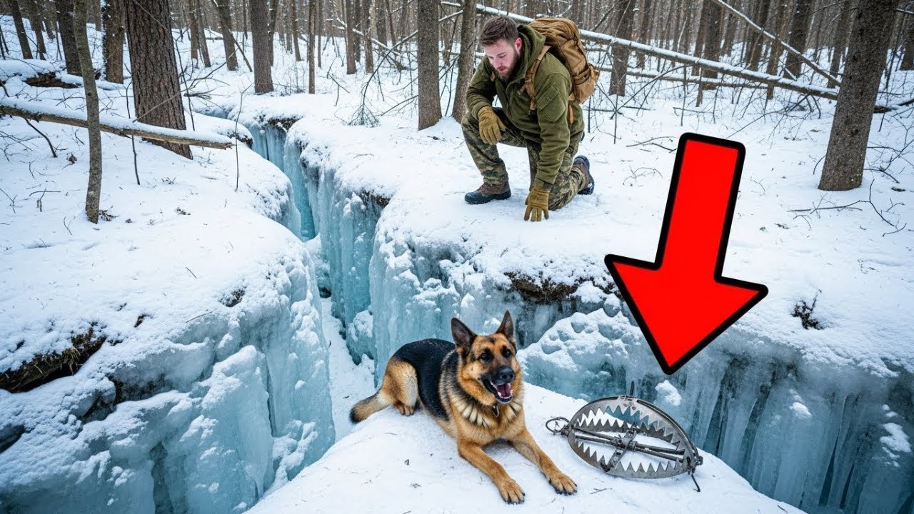 A Navy SEAL Found a Trapped German Shepherd in the Snow—What Happened Next Changed Him