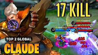 Claude Best Build 2024 [ Claude Top Global Gameplay ] Mobile Legends