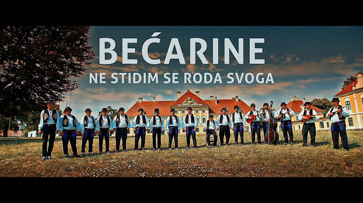 BEĆARINE  Ne stidim se roda svoga (Official video 4K)