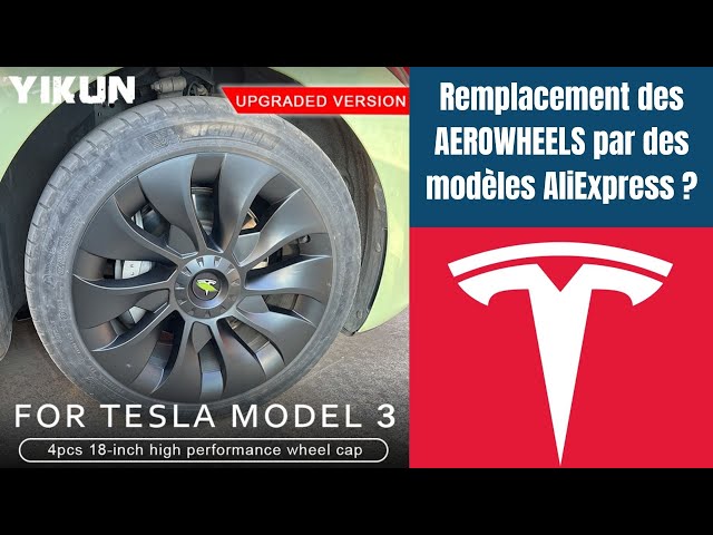 Le combat des enjoliveurs Tesla  Tout nu vs. Aerowheel vs. Überturbine 