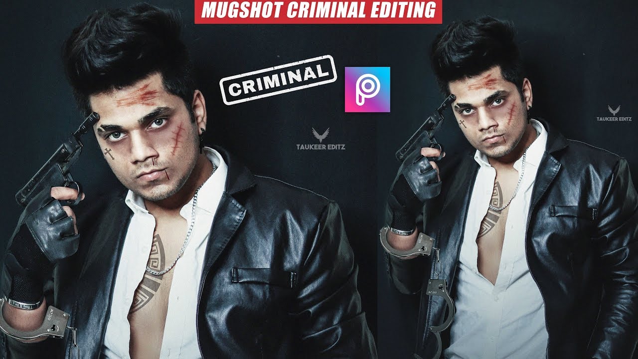 Mugshot Criminal Photo Editing Tutorial Background Png Download