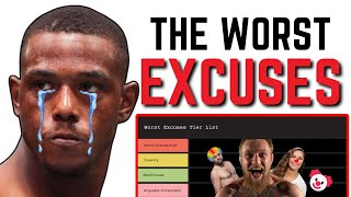 The Worst Excuses In MMA Tier List! Jamahal Hill, Conor McGregor, & More