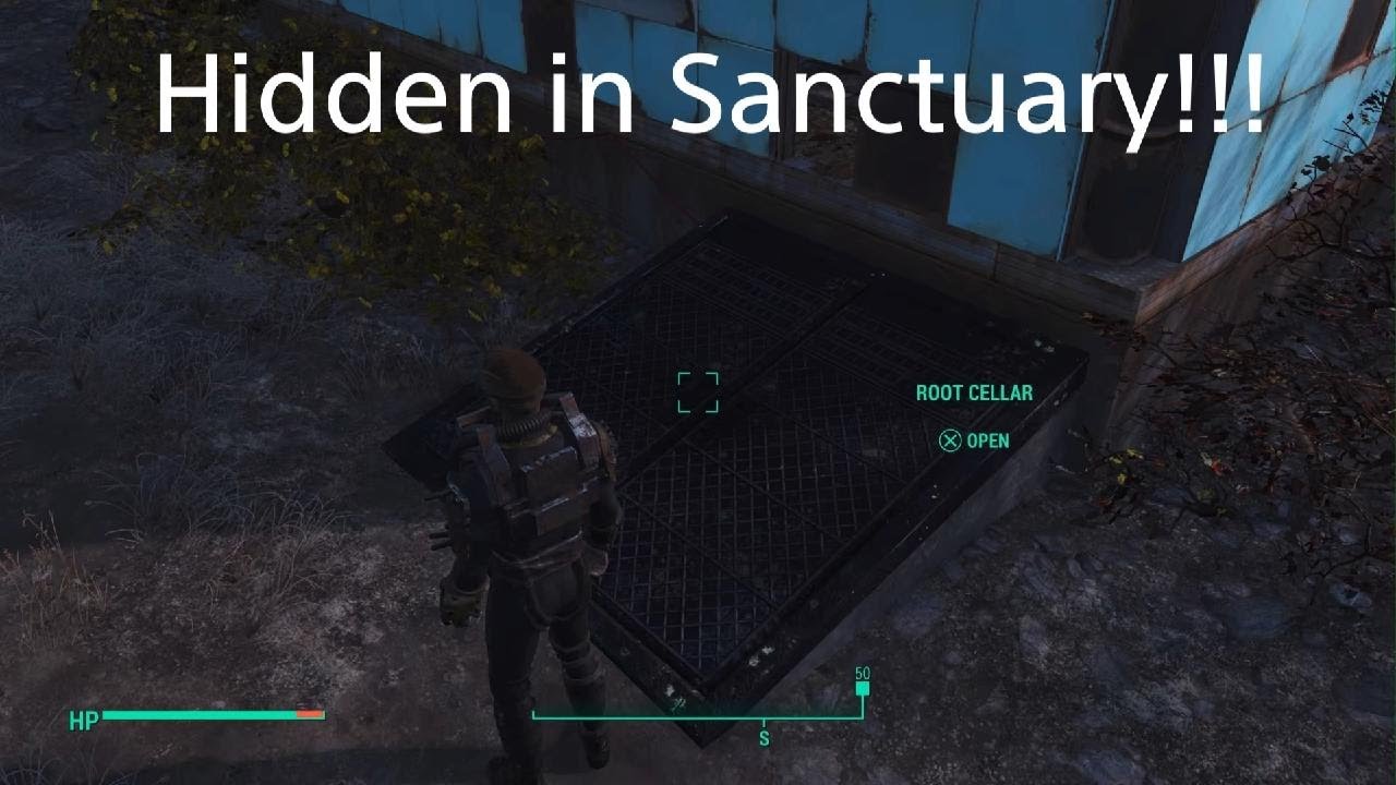 Fallout 4 Sanctuary Root Cellar - YouTube