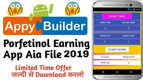 Appybuilder High Quality Earning App Aia File 2019 Technical Shiv Technicalshiv