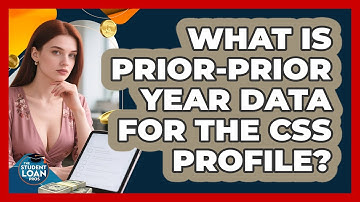 What Is Prior-prior Year Data For The CSS Profile? - The Student Loan Pros