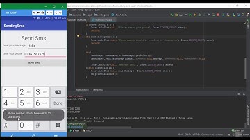How to Send SMS Programmatically from android App (Java)