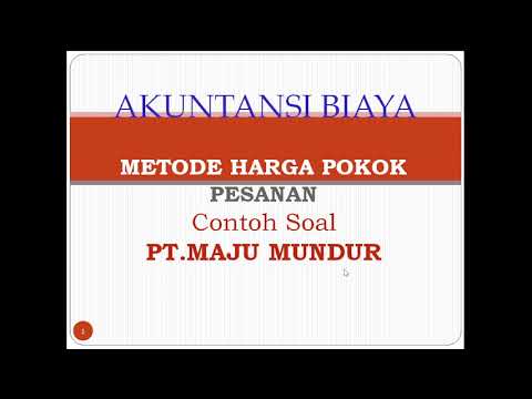 Video: Pesanan Apa Yang Dibutuhkan?