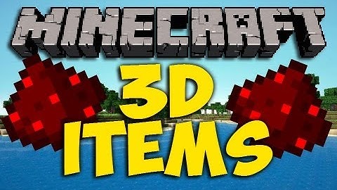Minecraft Mod | Episode 719 | 3D ITEMS | iPodmail | 1.4.2