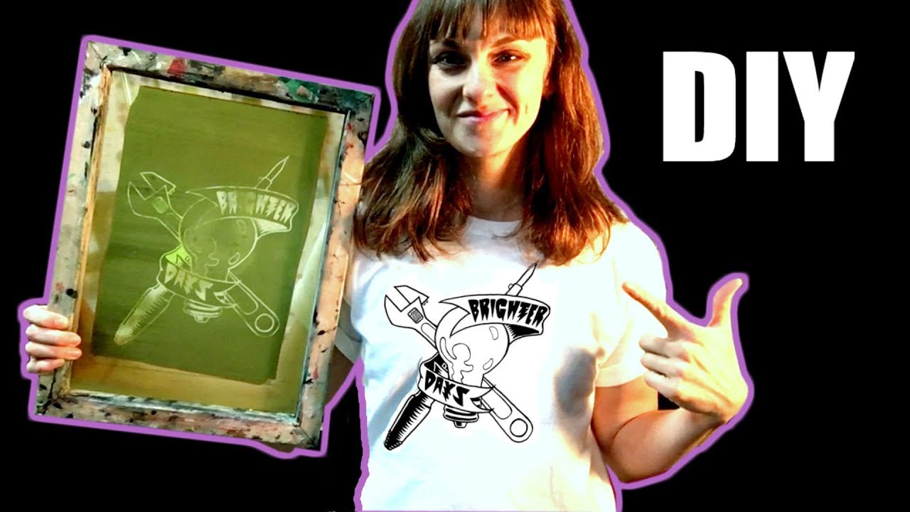 Screen Printing at Home everything you need to know YouTube