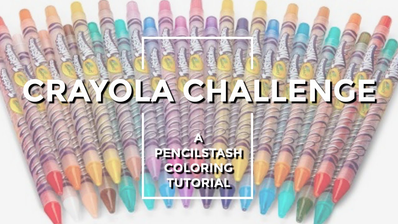 PencilStash Adult Coloring - Crayola Challenge! - YouTube