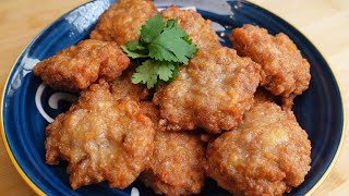 咸鱼煎肉饼这样做💯Q弹咸香美味，做法简单又下饭‼️❤️Fried Pork patty with salted fish💯chewy texture salty fragrant