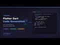 Flutter Dart Code Generation: From Visual Design to Production Code