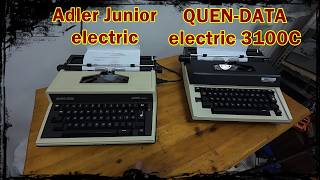 Adler Junior electric & QUEN-DATA electric 3100C - Combined English review