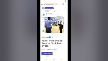 Cara Mendaftar PPDB JATIM 2023 Menggunakan HP | SMAN 1 MANYAR