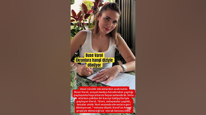 😱Buse Varol ekranlara hangi diziyle geri dönüyor?