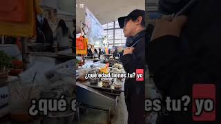 Visitando Mercado de pecados y Mariscos en talcahuano