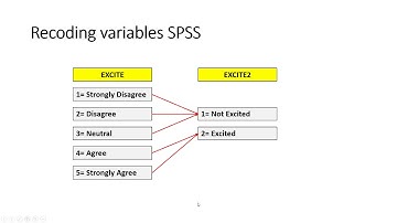 Recoding Variables using SPSS